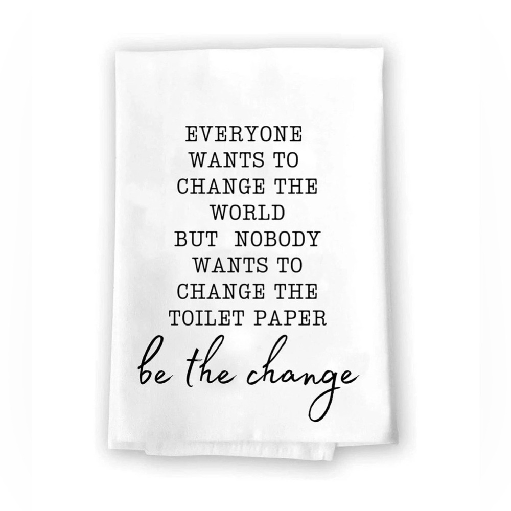 Inspirational White Hand Towel